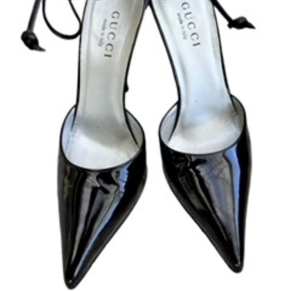 Gucci D'Orsay Patent Leather Pumps - Size 8 - Picture 1 of 7